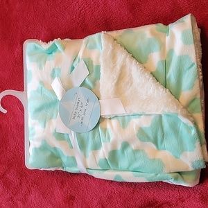 Gift For Baby 30"×40" Baby Mink Sherpa Blanket Unisex NWT
